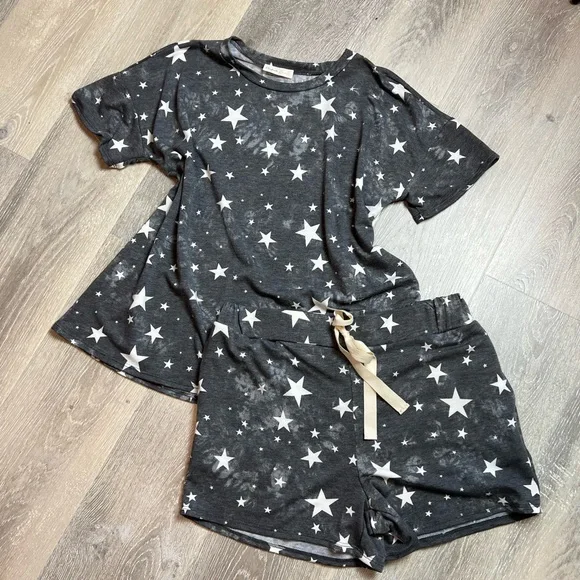 Oh My Stars Lounge / PJ Set - Large - NEW - Picture 4 of 11